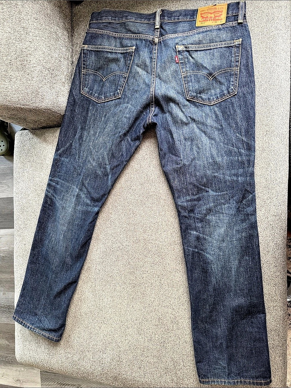 Levi's 511 Straight Leg Jeans Blue Waist 36x30